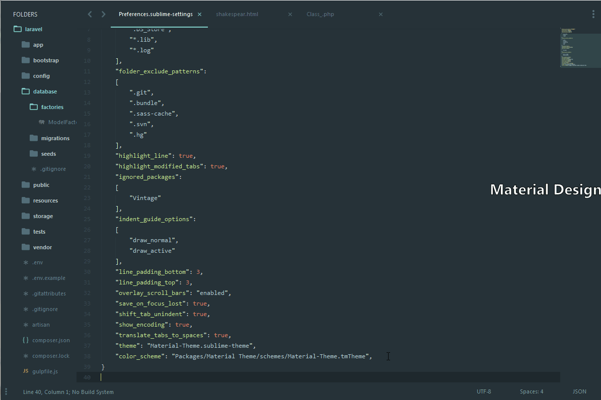 Material Design for ST