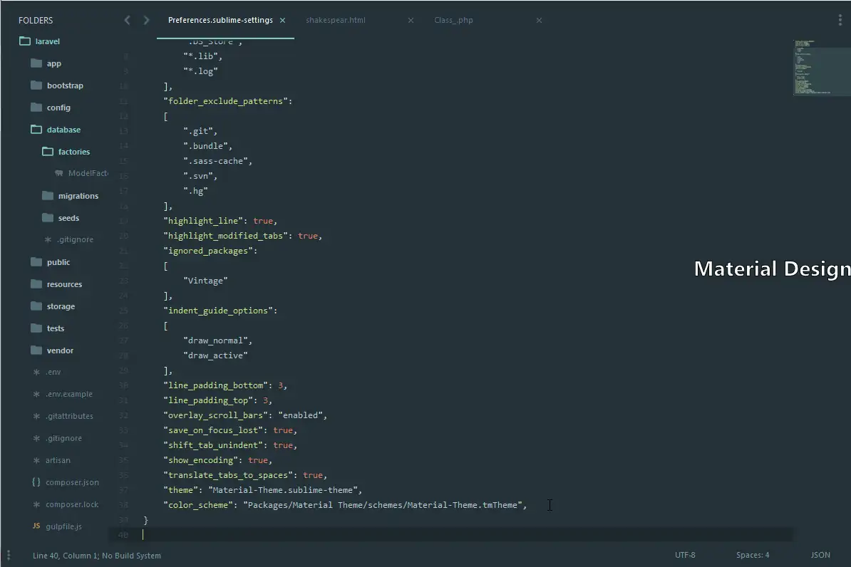 Material Design for ST